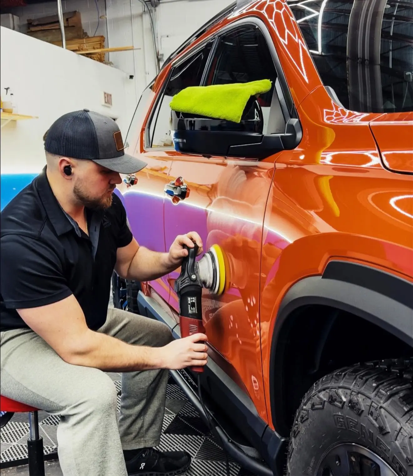 Paint correction at Pristine Clean